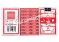 Rote blaue ursprüngliches Papier-Betrüger-Spielkarte-Brücken-Größe für Schürhaken-Analysator