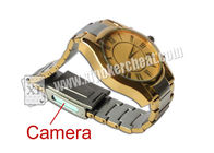 Goldene Schürhaken-Analysator-Uhr-Kamera, zum der Stange zu scannen - Codes, die Schürhaken in der Hand markieren