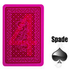 Spielende italienischer Dal-Schwarze-unsichtbare Spielkarte-Pokerspiele