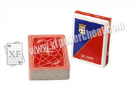 Weinlese-markierter Karten-Schürhaken-Betrüger-Spielkarten 63x88 Millimeter rot oder blau