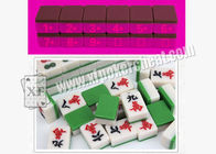 Unsichtbare spielende Zusätze markierten Chinesen Mahjong 136 Stücke für Kontakt Lense