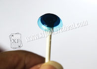 Zaubertrick-blaue unsichtbare Tinten-Kontaktlinsen, die blaue unsichtbare Spielkarten sehen