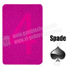 4 Brücken-Index-Papier-unsichtbare BetrugSpielkarten für Pokerspiele 6.6cm * 8.8m