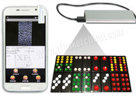 Unsichtbare Seite markierte bunte Spielkarten Paigow für PK König S518 Analyzer Phone