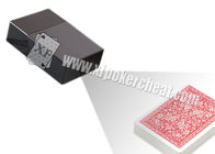 Unsichtbares Spielkarte-Schürhaken-Scanner-Schwarz-Plastikzigaretten-Boxkamera