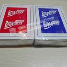 Plastikspielkarten Kasino-Broadways mit unsichtbare Tinten-Markierungen
