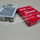 Roter und blauer Fournier 818 Plastikspielkarten mit unsichtbare Tinten-Markierungen