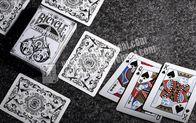 Papierfahrrad-Bogen angelt Schürhaken-Spielkarte-graue Farbe 8.8*6.3cm