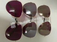 Ovale Form-UVsonnenbrille-Schürhaken-Leser Fashional für markierte UVspielkarten