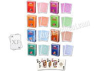 Spielkarten Plastikspielende Stützen-rote Italiens Modiano Texas Holdem