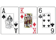 Wasserdichte KEM-Pfeil-rote riesige Größen-Spielkarten/markierten Schürhaken-Karten