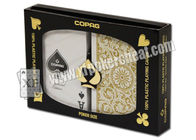 Gold Brasiliens Copag/Schwarzes 1546 markierten Schürhaken-Karten, Spions-Spielkarten