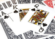 Professionelle markierte Schürhaken-Karten, Kasino-Spiel-königliche Plastikspielkarten
