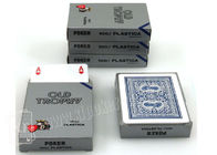 4 regelmäßige Index Plastik-goldene Trophäen-Spielkarten Modiano mit einstöckigem