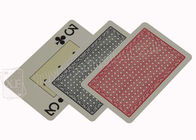 Spanisch Fournier 2826 spielende Plastikplattformen des Stützen-Spielkarte-blauen Rot-2