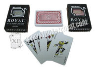 Taiwan-königliche 100% Plastikschürhaken-Karten, die Stützen für Zaubertrick spielen
