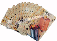 Indien-PRÄMIEN-SCHWARZES Papierspielkarte-Seiten-markierter Schürhaken für Kartenleser