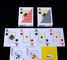 RUITEN Plastic Invisible Playing Cards / Red Color Marked Poker Cards