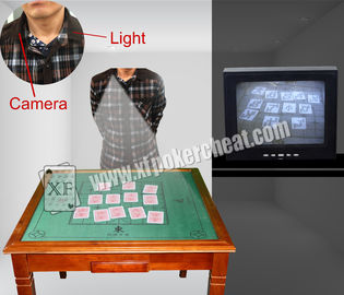 Spielkarte-Scanner-Kragen-Kamera, zum der Rückseiten-Markierungs-Spielkarten zu sehen