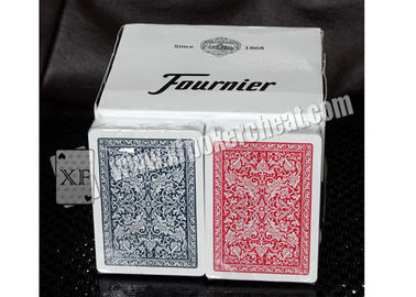 Rotes blaues riesiges Gesichts-Spielkarten Magie-spielende Stützen Fournier-Plastik2818