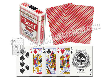 Markierte Karten des BESTEN unsichtbaren Seitenpapierbarcode-NO.555 für den Glücksspiel-Betrug