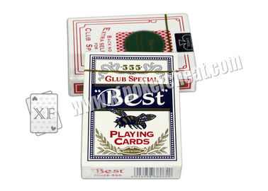 Markierte Karten des BESTEN unsichtbaren Seitenpapierbarcode-NO.555 für den Glücksspiel-Betrug