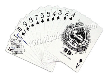 Markierte Karten des BESTEN unsichtbaren Seitenpapierbarcode-NO.555 für den Glücksspiel-Betrug