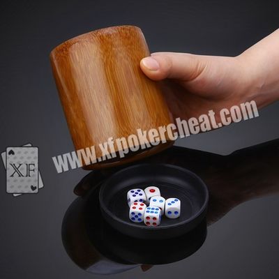 ISO9001 Perspektive Würfeltasche / Glücksspielzubehör Casino Magic Dice mit 4h Batterie